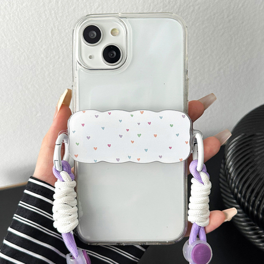 ミニハートデザインスマホショルダー