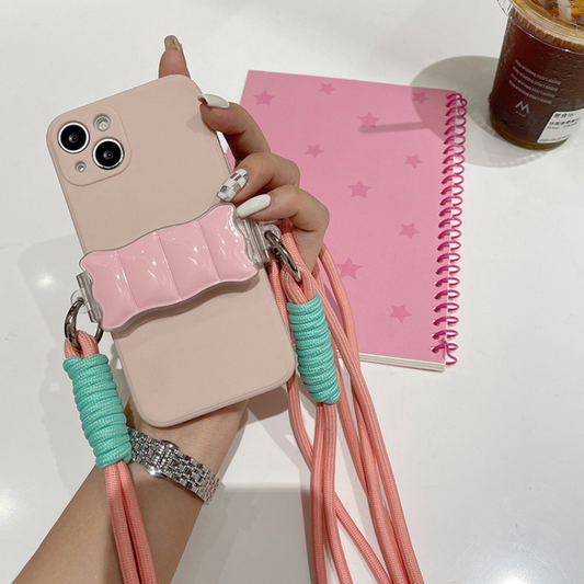 アクリルマットデザインスマホショルダー