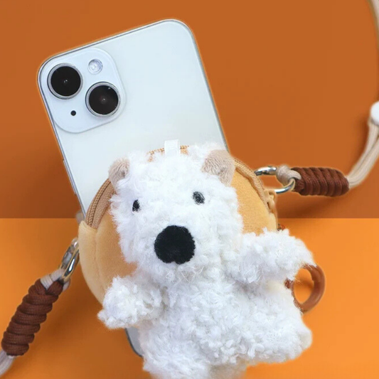 シュナウザーポーチスマホショルダー