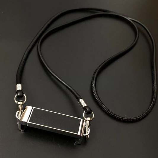 シンプルレザースマホショルダー