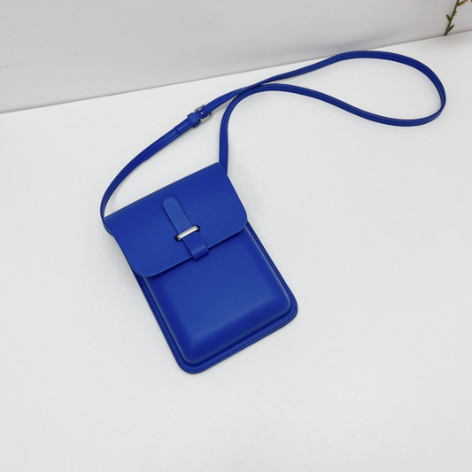 シンプルPUレザースマホショルダー