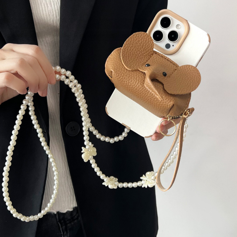 エレファントポーチサイドクリップスマホショルダー【ストラップタイプ