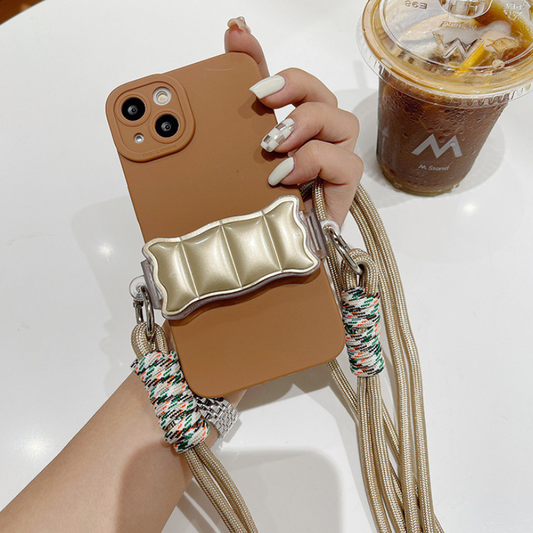 アクリルマットデザインスマホショルダー
