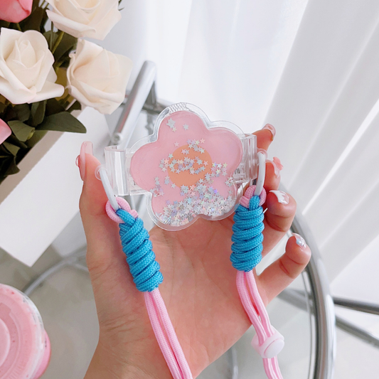 クリアフラワースマホショルダー