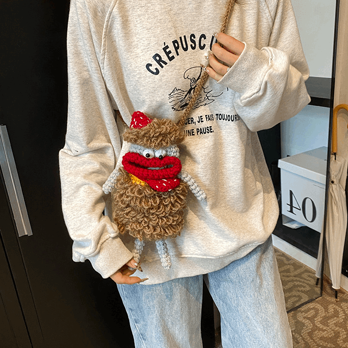 クルクルボディニットモンスタースマホサコッシュ【その他のタイプ】