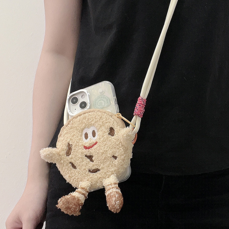 クッキードールポーチサイドクリップスマホショルダー【ストラップ クッキードールポーチサイドクリップスマホショルダー【ストラップ