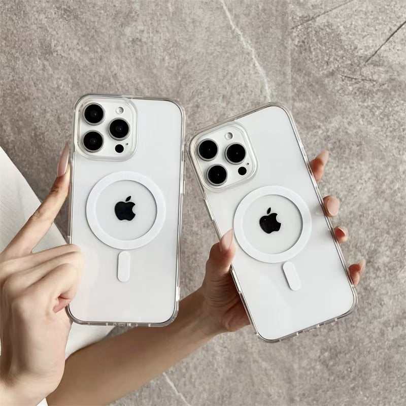 シンプルクリアMagSafeスマホケース【iPhone】