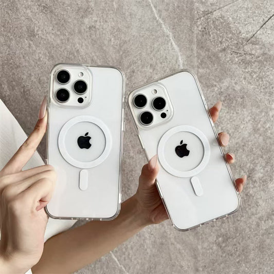 シンプルクリアMagSafeスマホケース【iPhone】