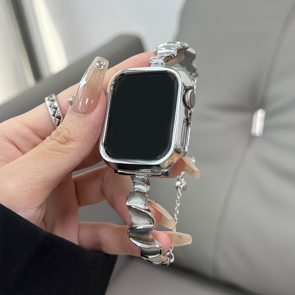 ウェーブメタルバンド【Apple Watch】