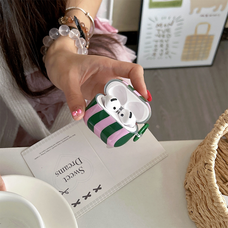 ウェーブストライプエアーポッズケース【AirPods】