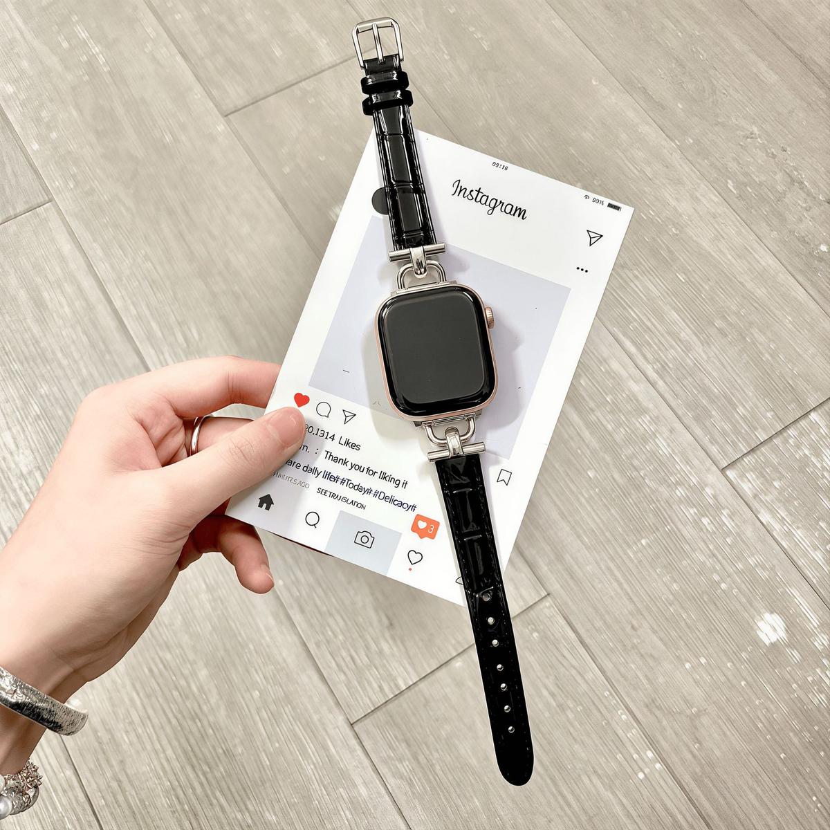 クロコエレガンスバンド【Apple Watch】