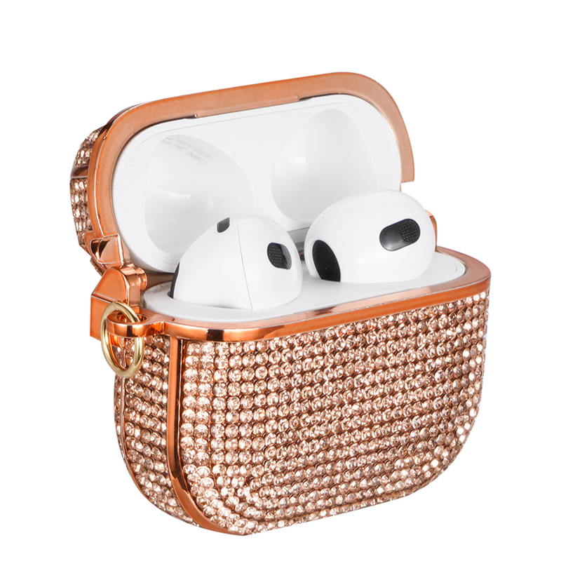 ラインストーンキラキラエアーポッズケース【AirPods】