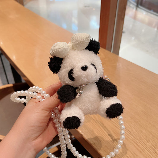 リボンカチューシャパンダスマホショルダー