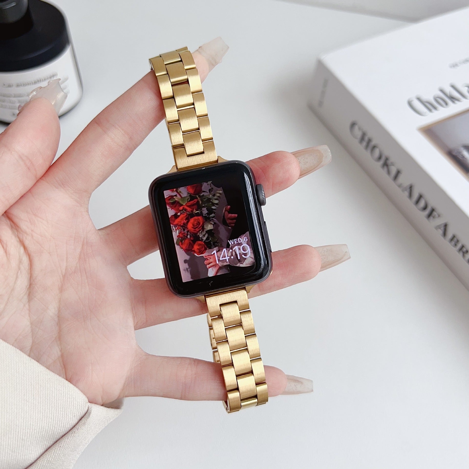 【全5色】クラシックメタルバンド【Apple Watch】