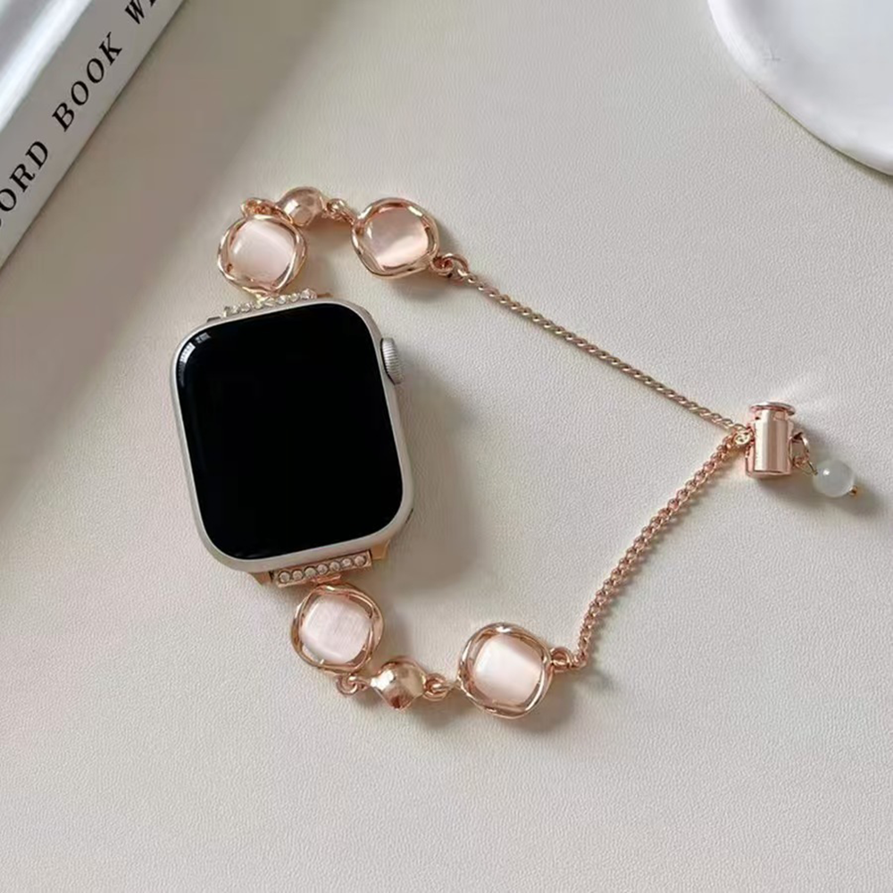 【アクセサリー感覚で楽しむ】ジュエリーチェーンアップルウォッチバンド【Apple Watch】