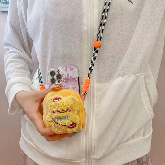 イエローベアポーチスマホショルダー