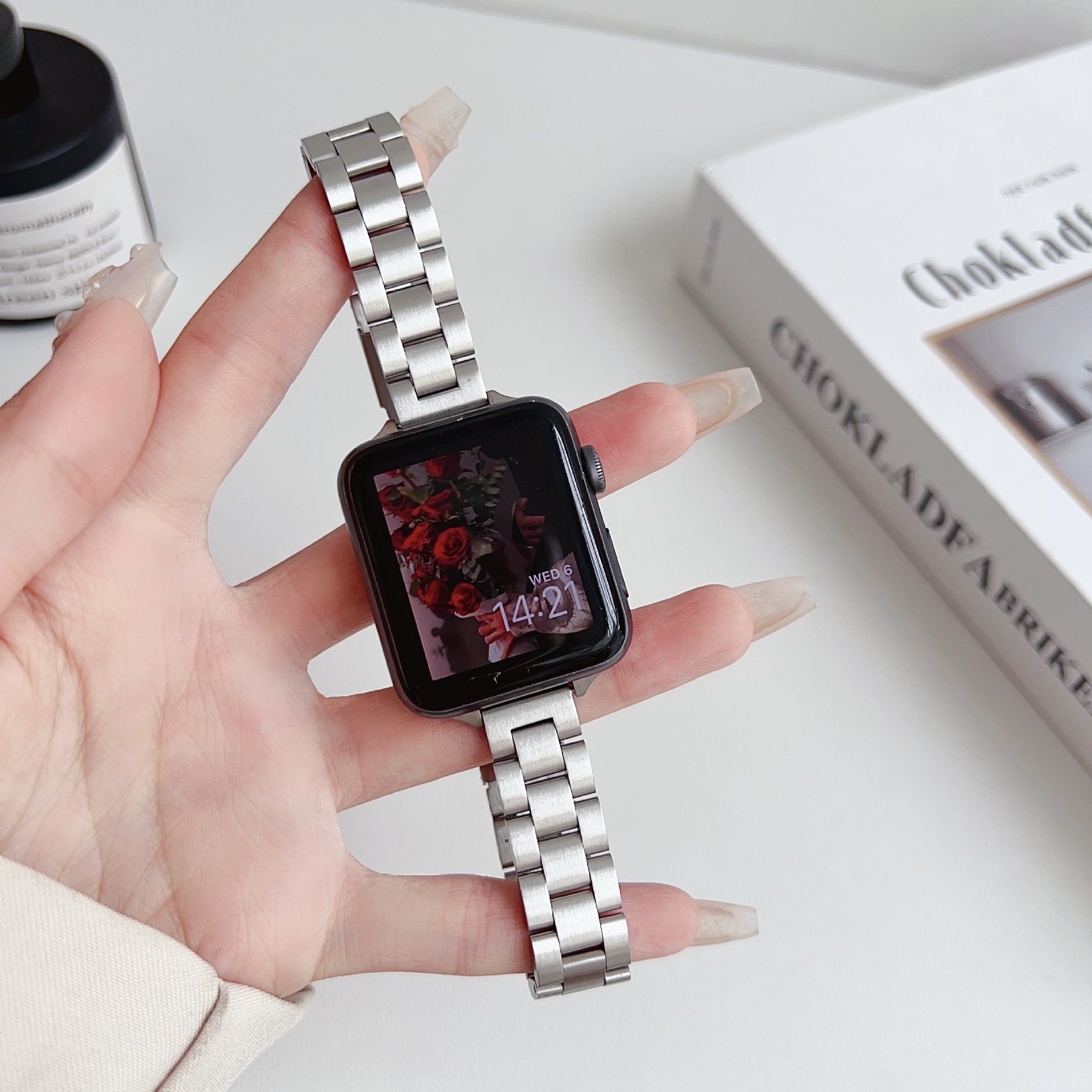 【全5色】クラシックメタルバンド【Apple Watch】
