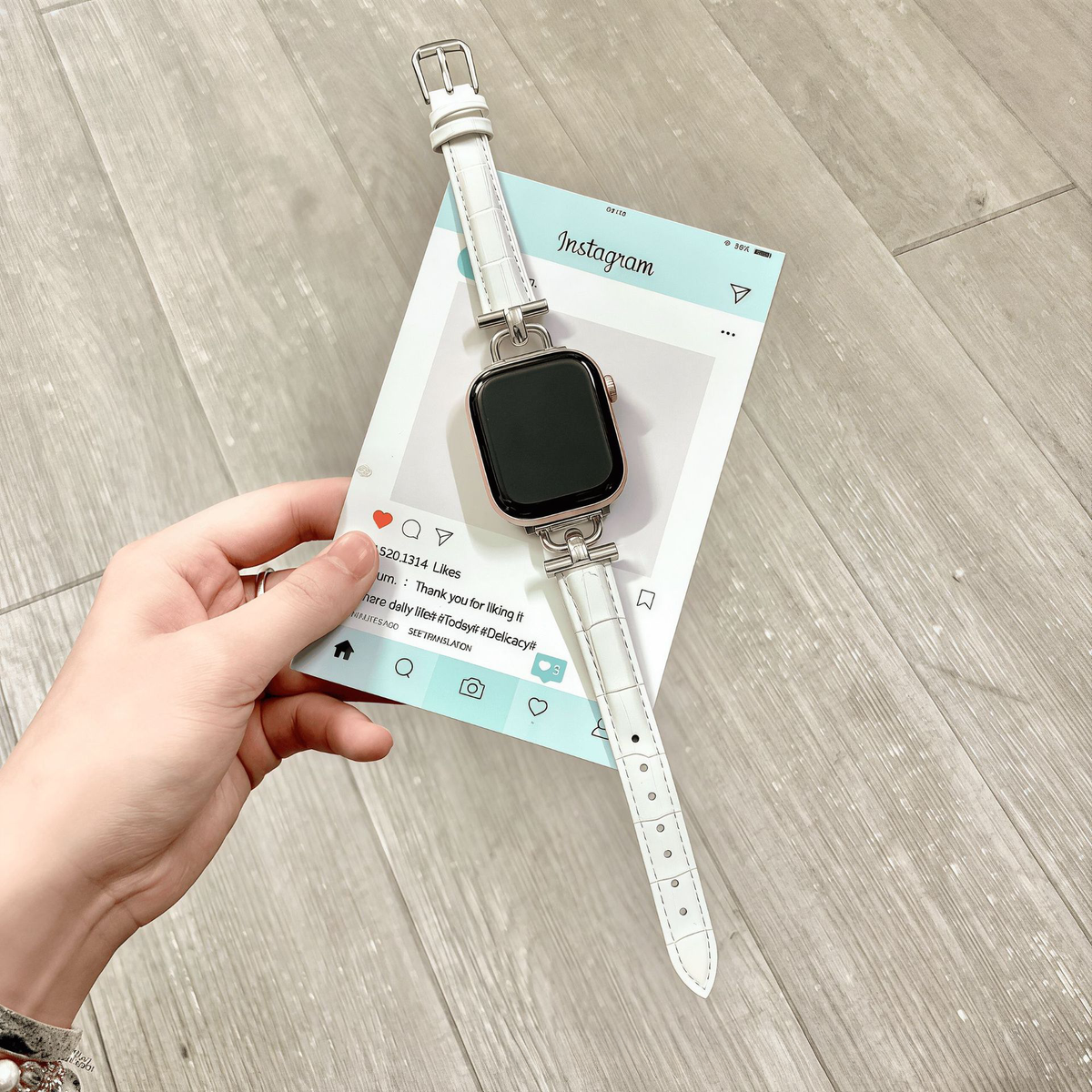 クロコエレガンスバンド【Apple Watch】