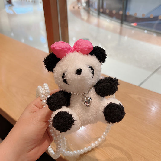 リボンカチューシャパンダスマホショルダー