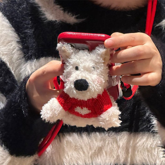 シュナウザースマホショルダー