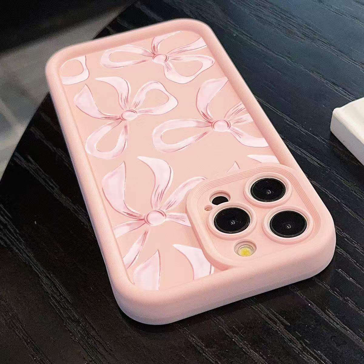バレエコアリボンスマホケース【iPhone】