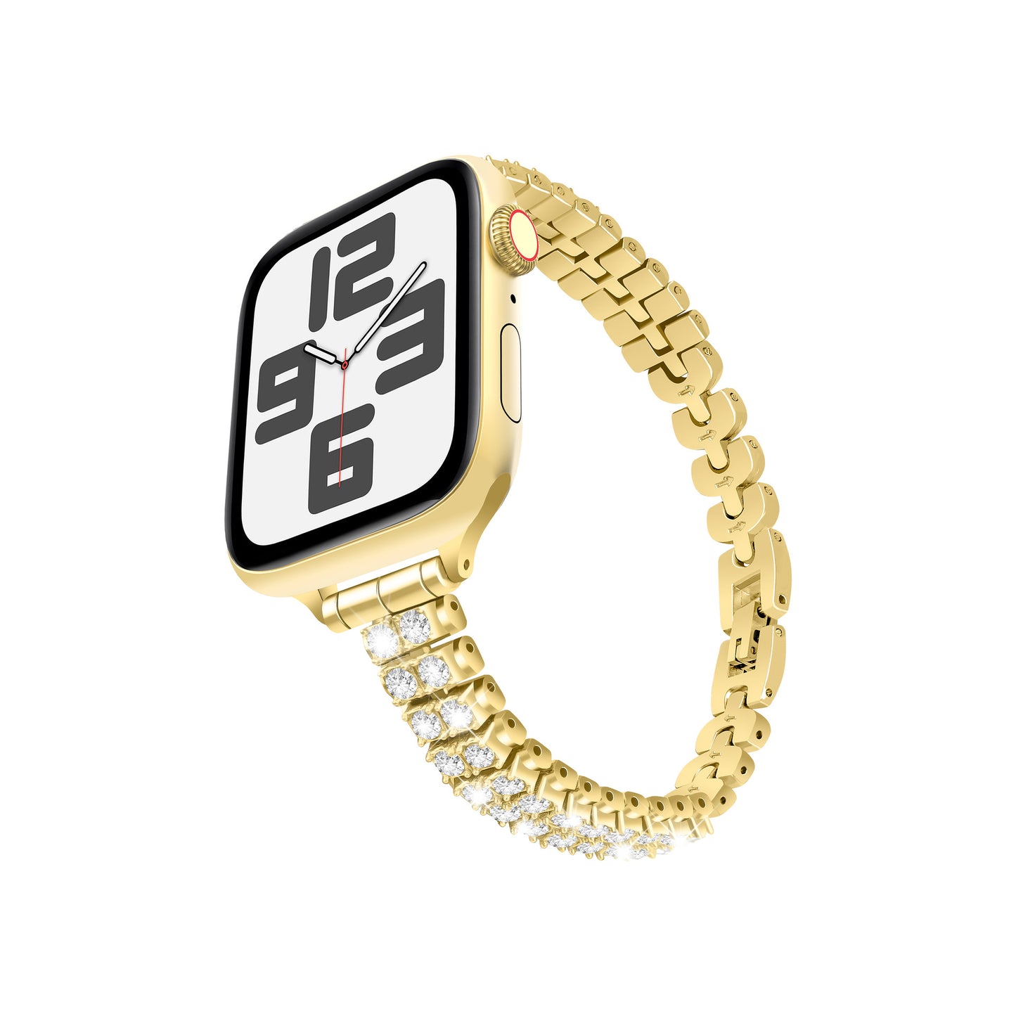 【全5色】ラグジュアリーストーンメタルアップルウォッチバンド【Apple Watch】