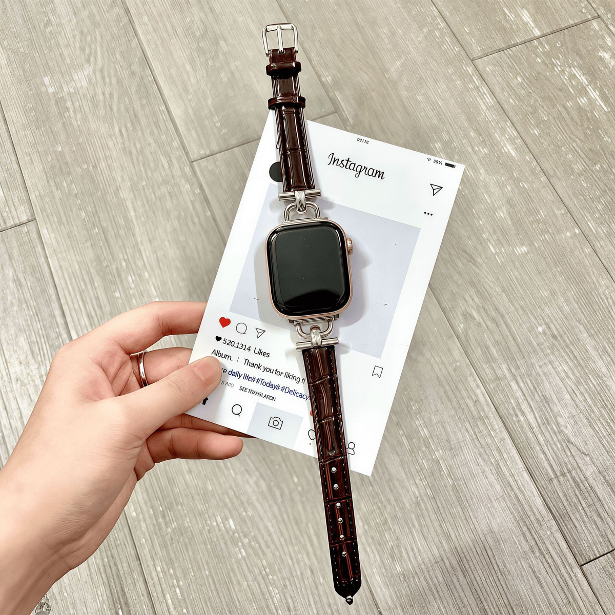 クロコエレガンスバンド【Apple Watch】