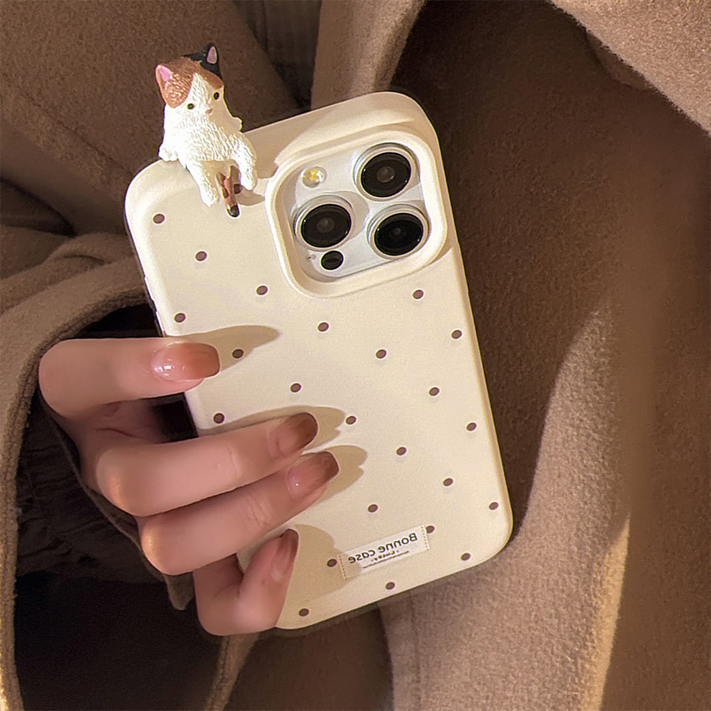 ねこモチーフスマホケース【iPhone】