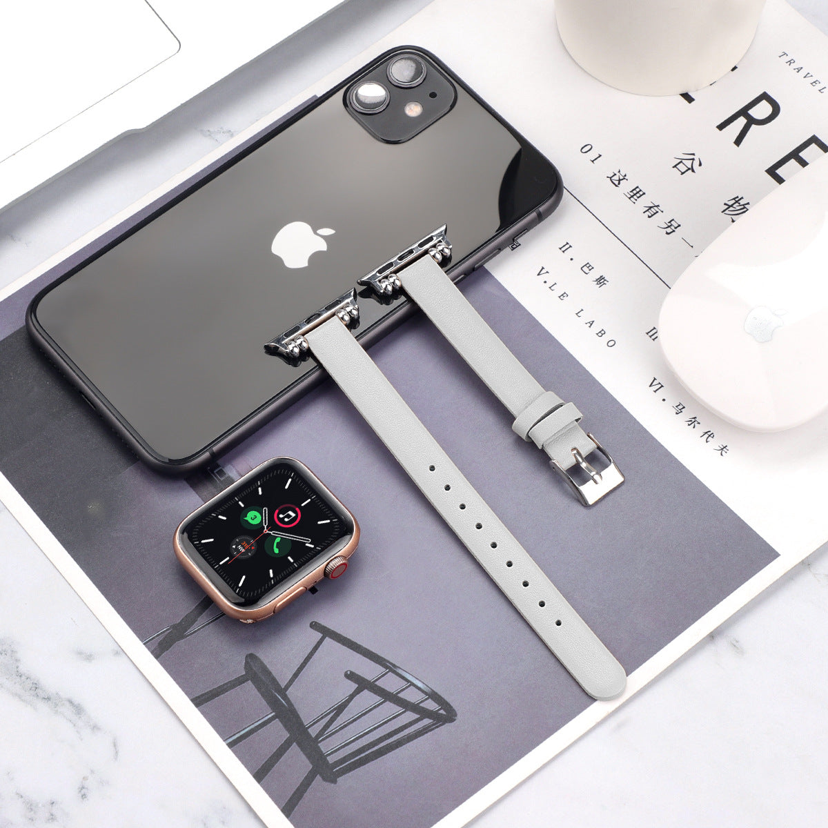 【全7色】クラシック本革アップルウォッチバンド【Apple Watch】
