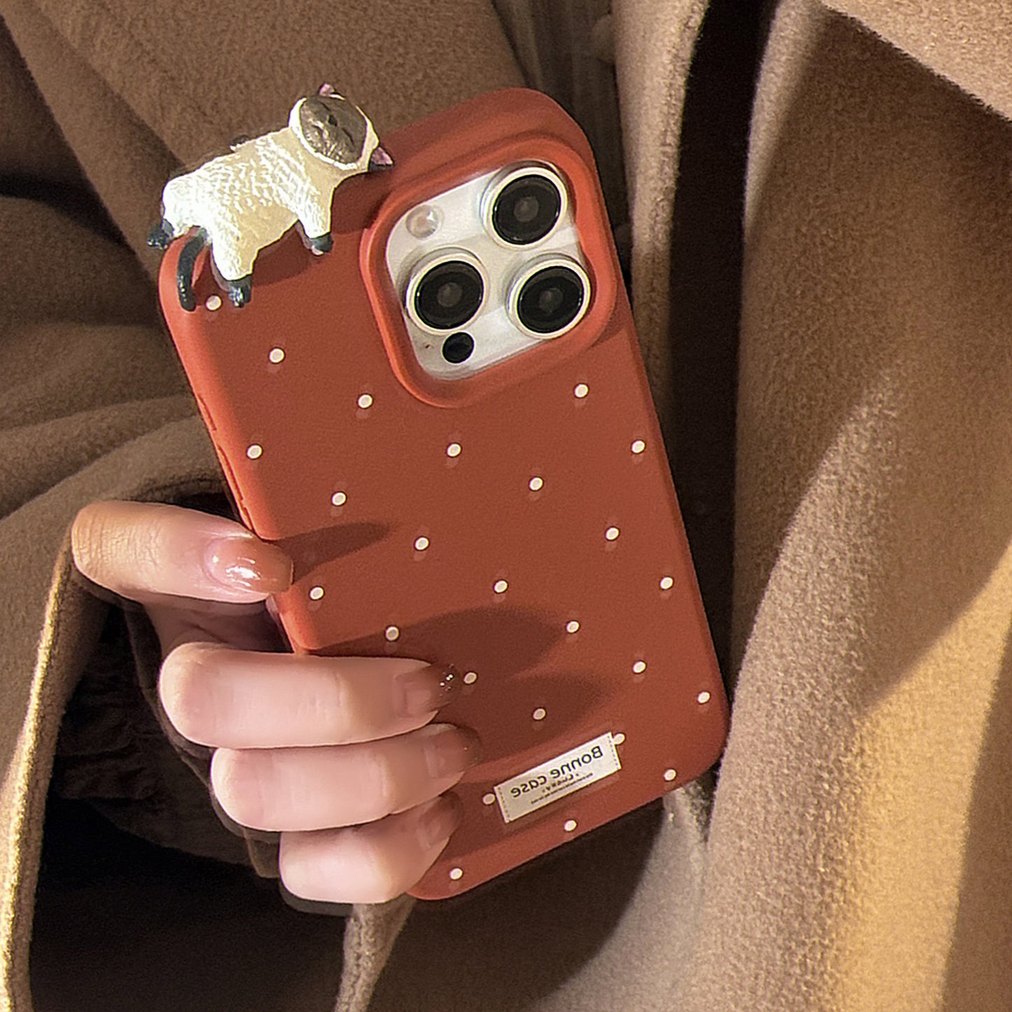 ねこモチーフスマホケース【iPhone】