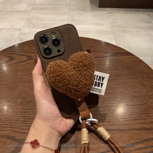 ボアハートスマホケース【iPhone】