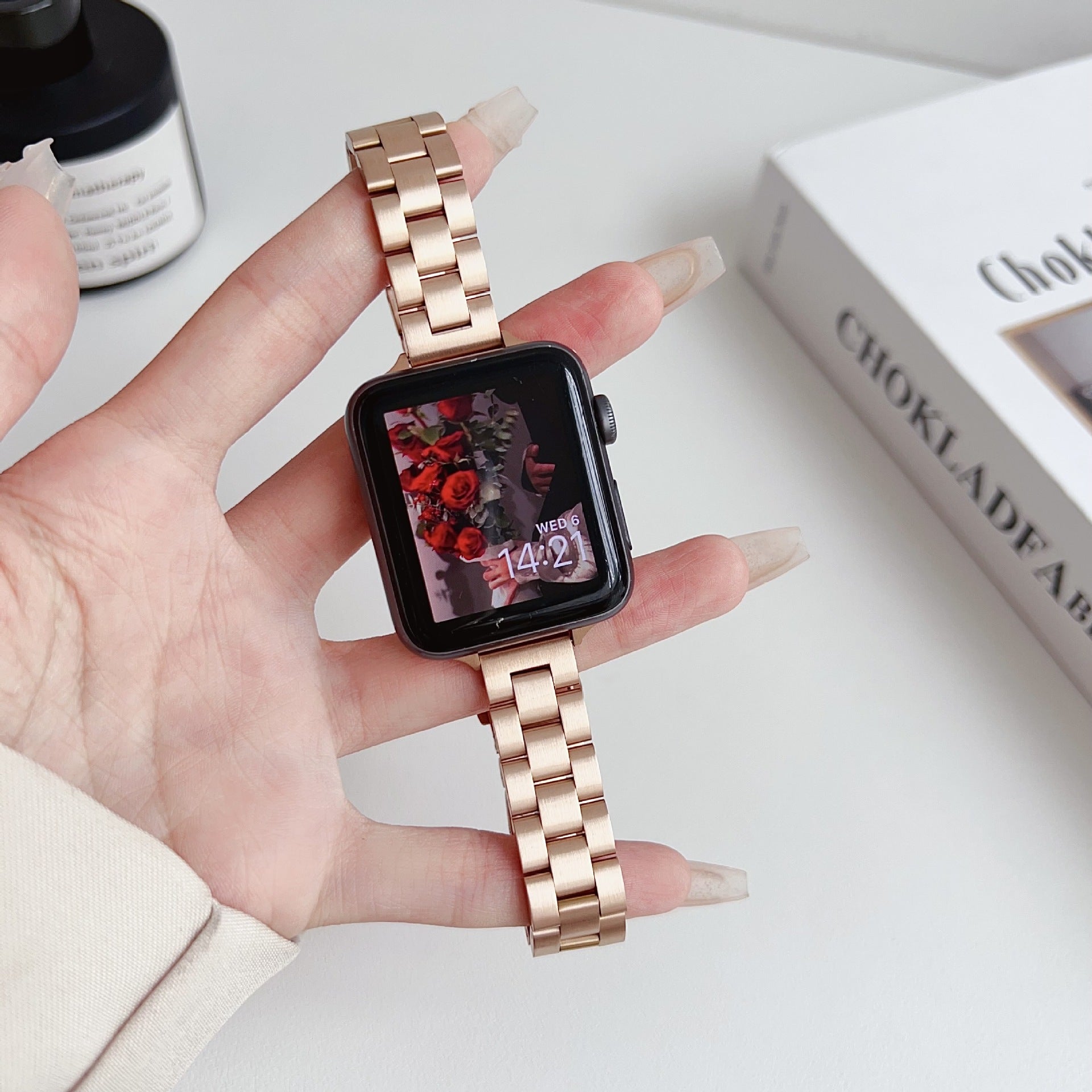 【全5色】クラシックメタルバンド【Apple Watch】