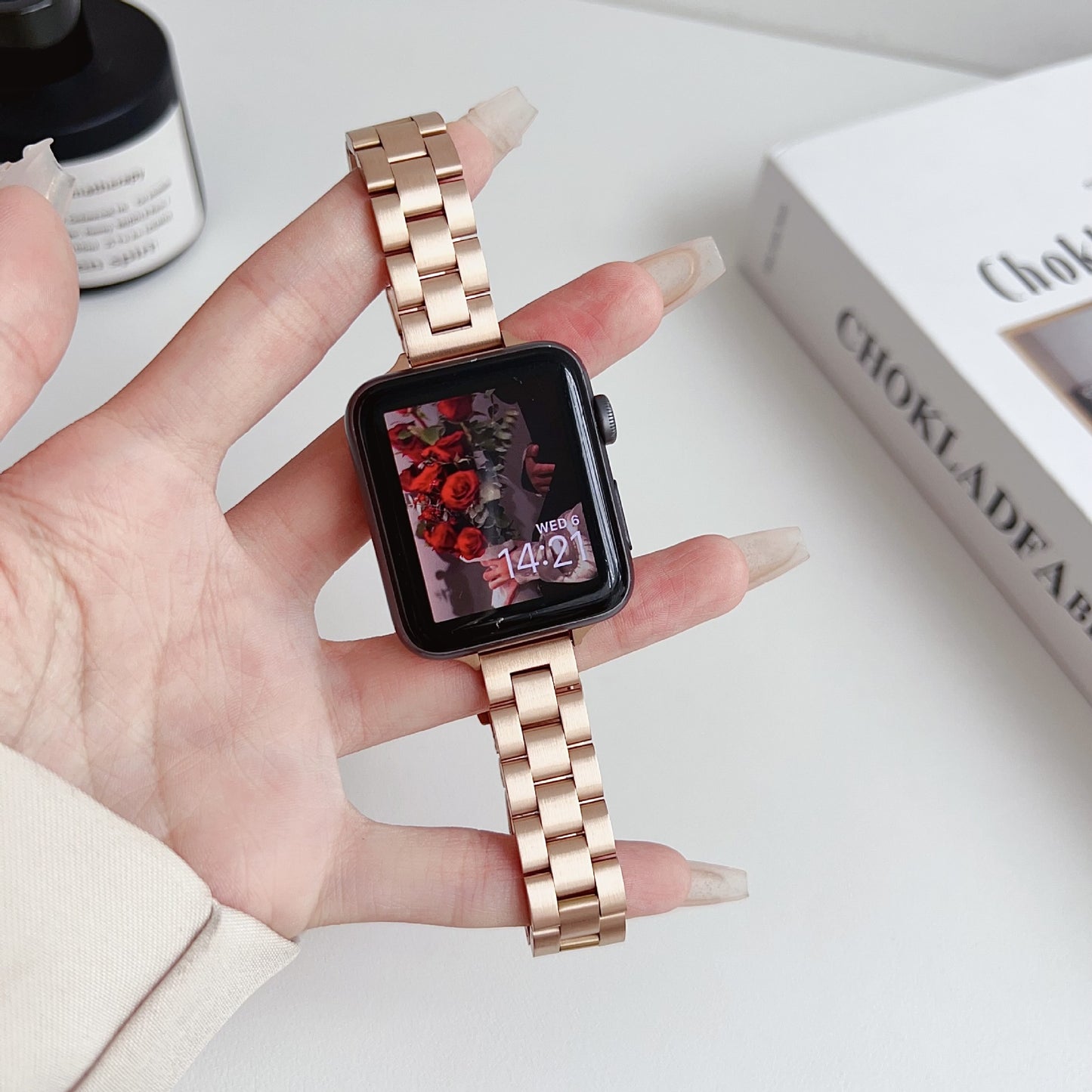 【全5色】クラシックメタルバンド【Apple Watch】