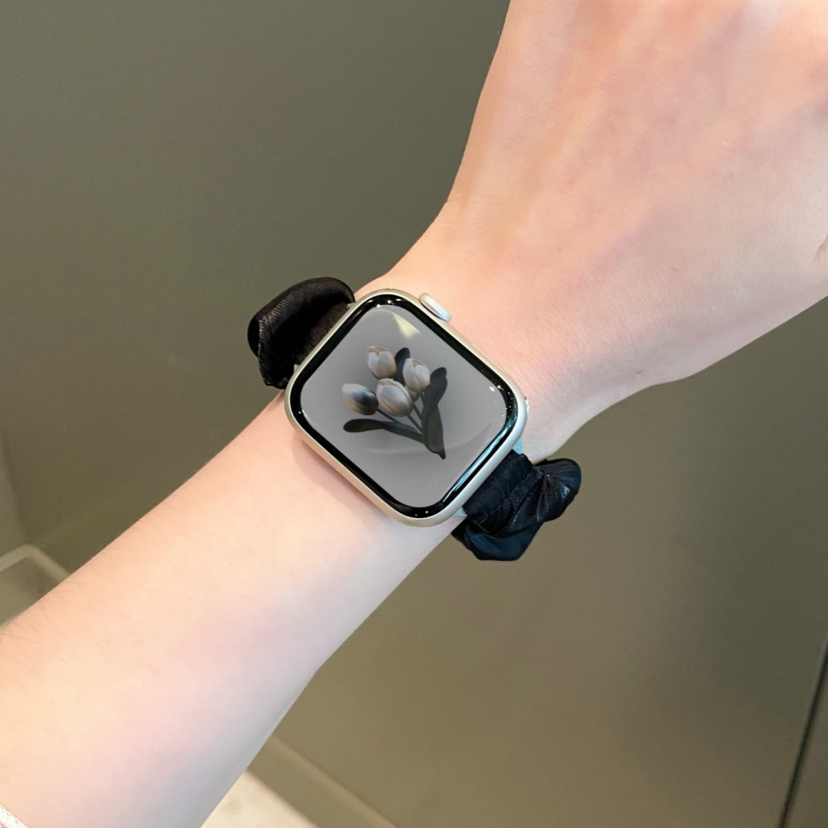 シルク風シュシュバンド【Apple Watch】