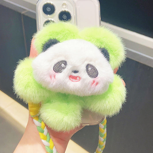 フラワーインパンダスマホショルダー
