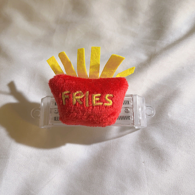 ポテトフライデザインプチドールサイドクリップスマホショルダー 