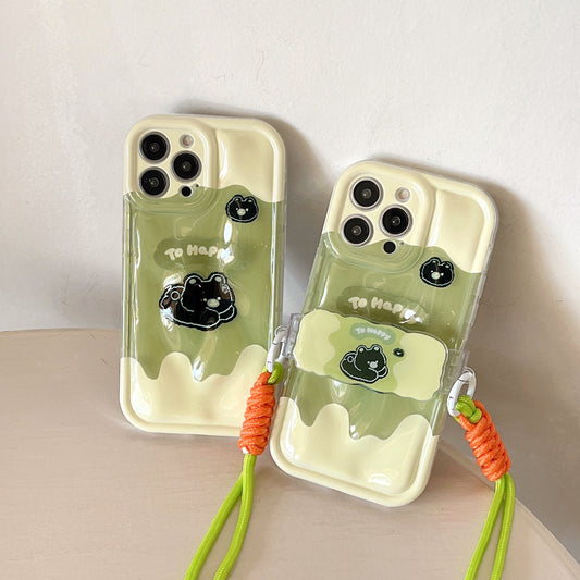 ミントベアスマホショルダー