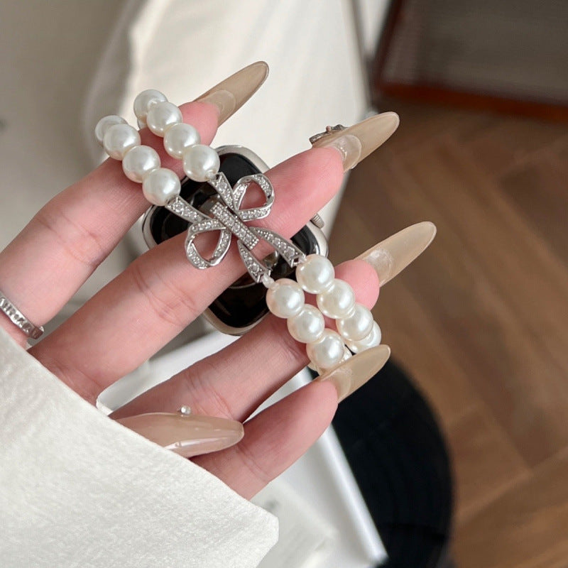 リボンパールバンド【Apple Watch】