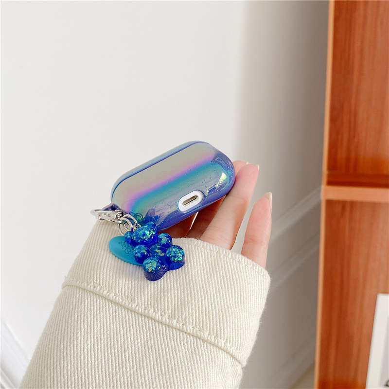 オーロラグラデーションエアーポッズケース【AirPods】