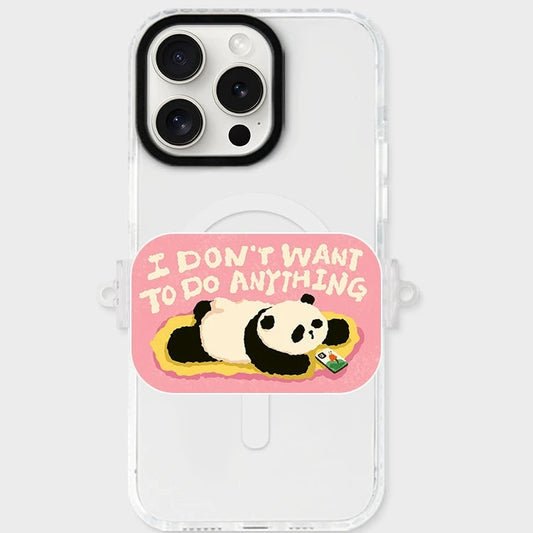 ピンクパンダミラースマホショルダー