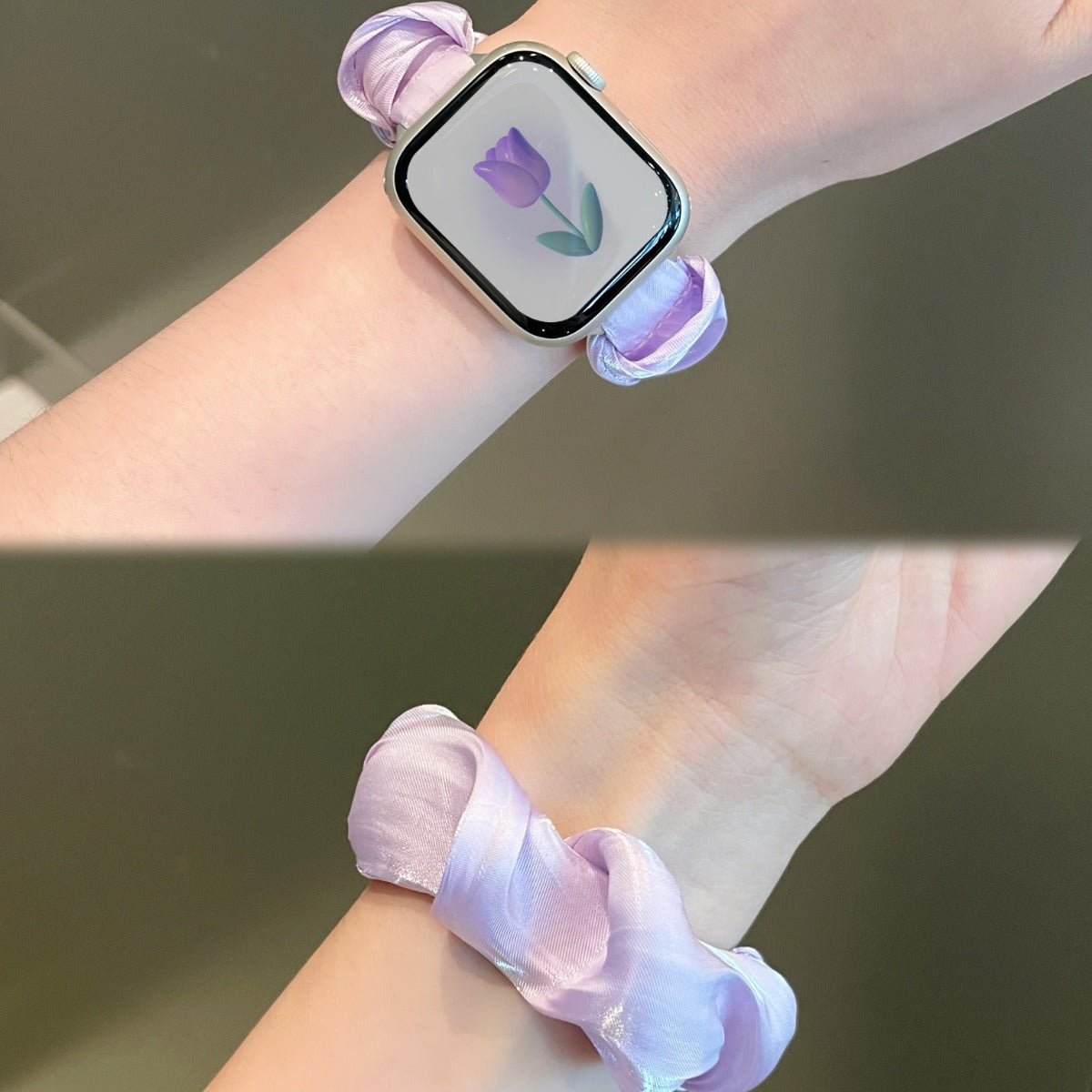 シルク風シュシュバンド【Apple Watch】