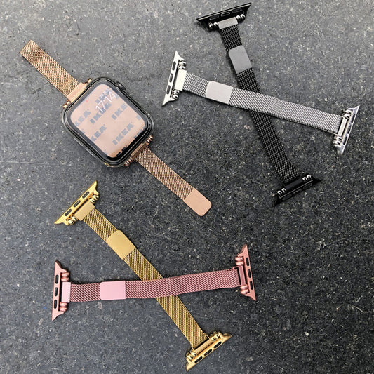 【全5色】スリムミラネーゼループアップルウォッチバンド【Apple Watch】