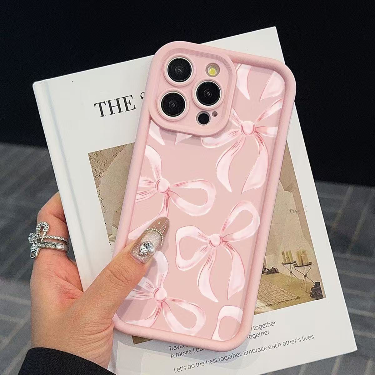 バレエコアリボンスマホケース【iPhone】