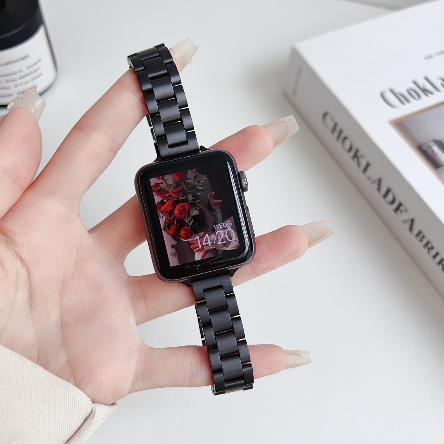 【全5色】クラシックメタルバンド【Apple Watch】
