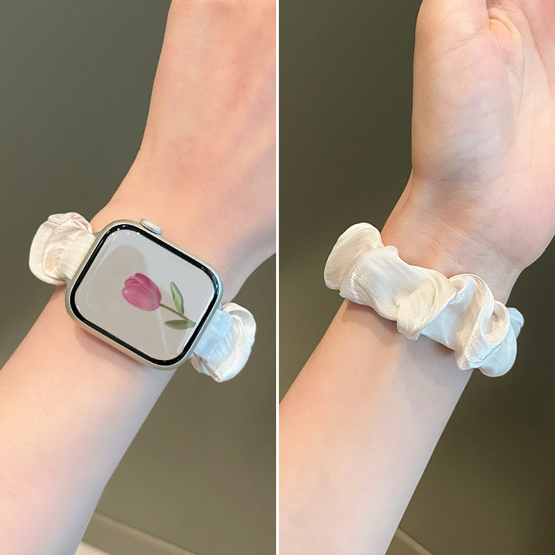 シルク風シュシュバンド【Apple Watch】