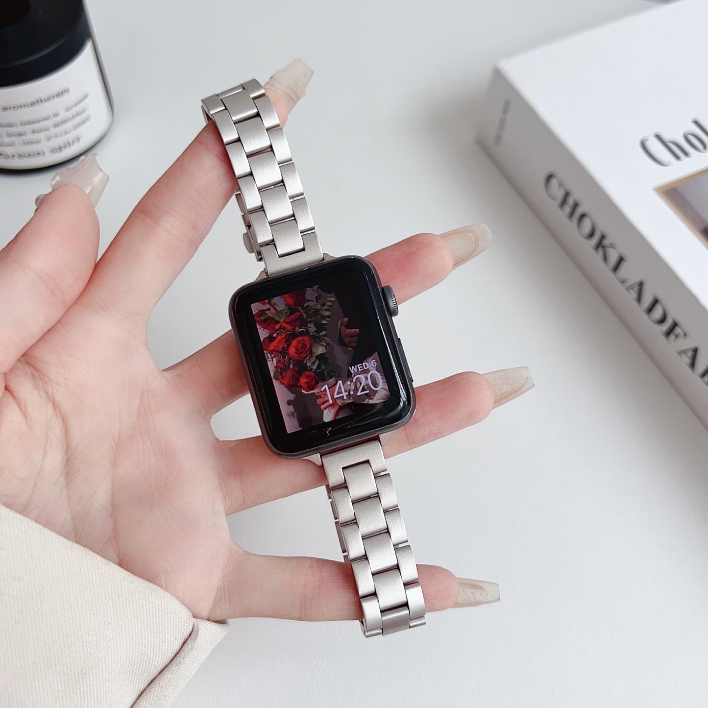 【全5色】クラシックメタルバンド【Apple Watch】