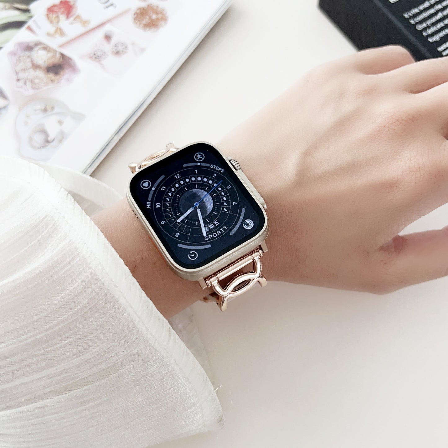 エレガンスループレザーバンド【Apple Watch】