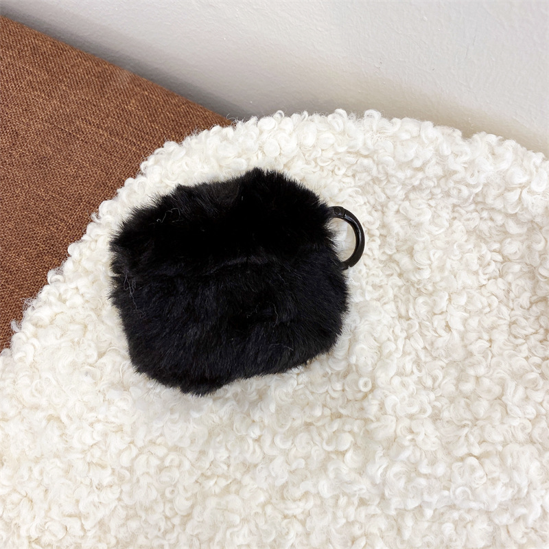 ふわもこファブリックエアーポッズケース【AirPods】
