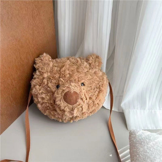 【ふわもこくま🧸】ベアフェイススマホショルダーバッグ【その他のタイプ】