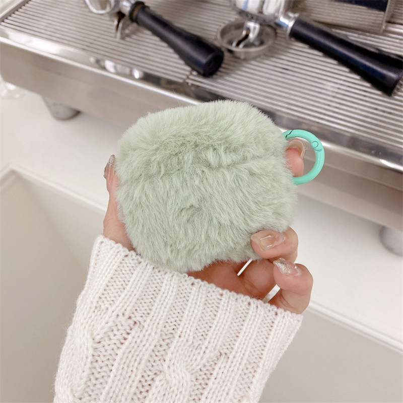 ふわもこファブリックエアーポッズケース【AirPods】